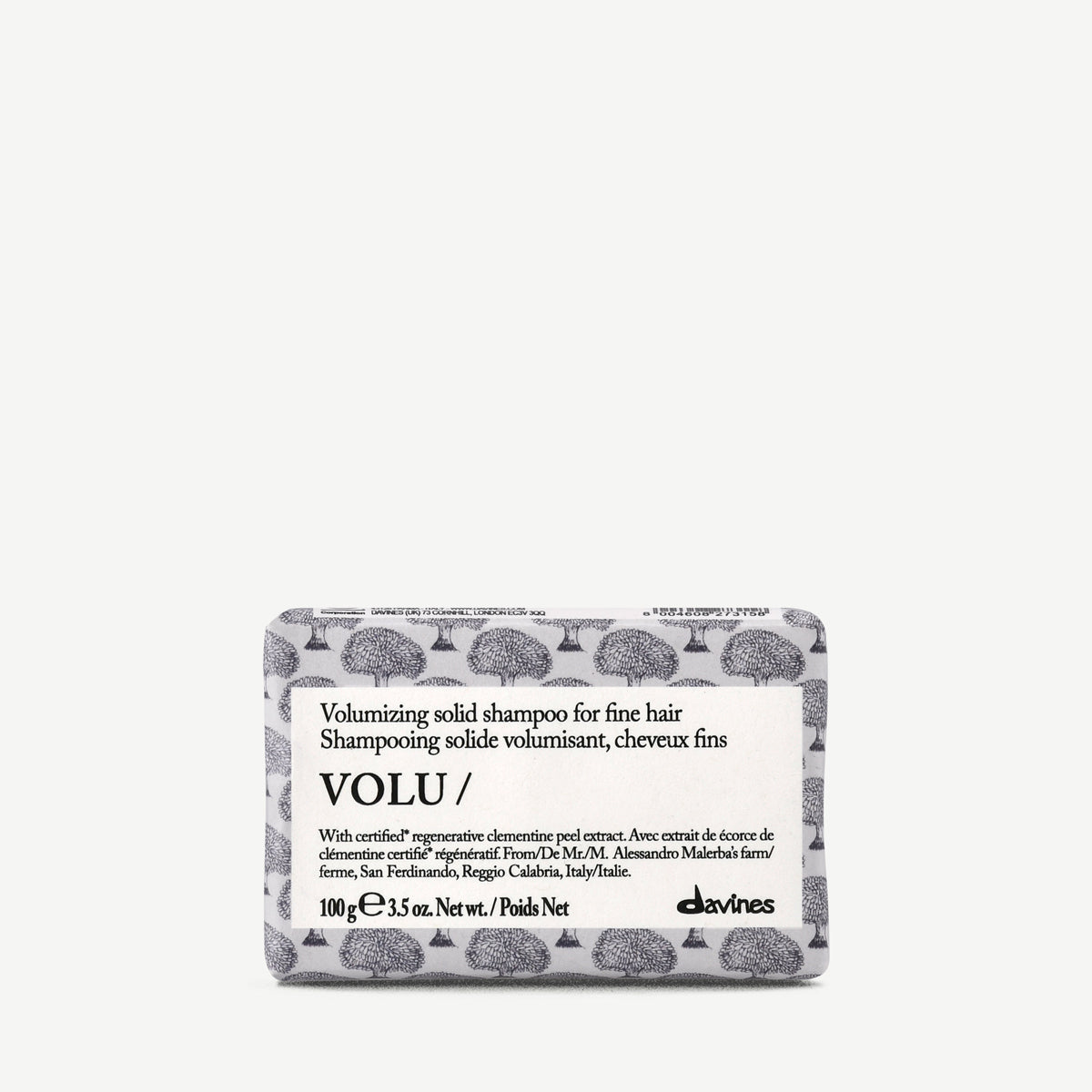 Davines solid shampoo product photo